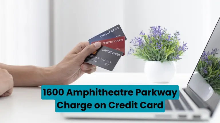 1600 Amphitheatre Parkway Charge on Credit Card