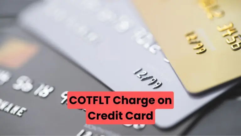 COTFLT Charge on Credit Card