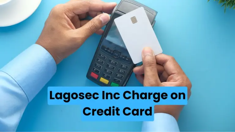 Lagosec Inc Charge on Credit Card